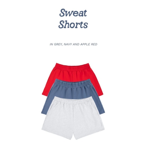 PARKE Back to School Collection Set - Apple Red Sweatshirt and Shorts - Picture 5 of 15